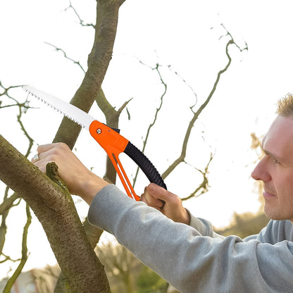 Folding Pruning Saw – 15 inch Mini Garden Tool – detail view