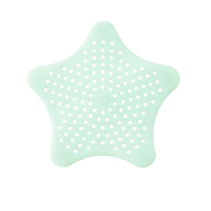 Silicone Star Shaped Sink Strainer – Mint Green Hair Catcher – alternate view