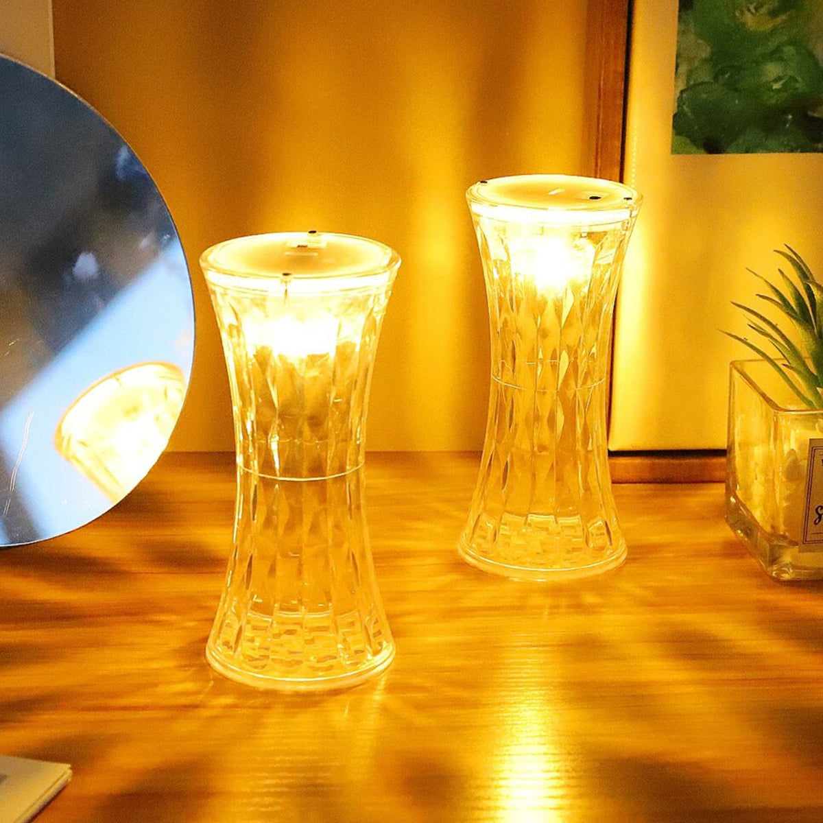 Crystal Night Light Lamp – Soft Lighting & Eye Protection – detail view