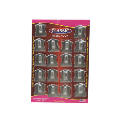 Stainless Steel Wall Hooks – 18 pc Heavy Duty set – view 11