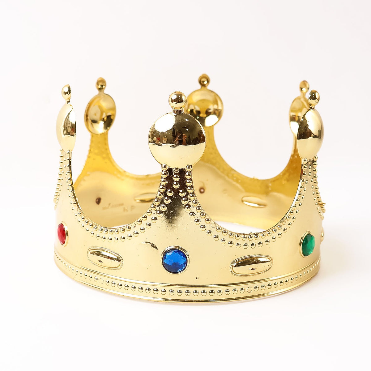 Royal Crown with Colored Gems – Lightweight Costume – alternate view