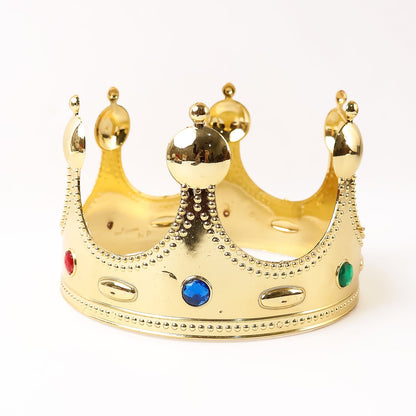 Royal Crown with Colored Gems – Lightweight Costume – alternate view