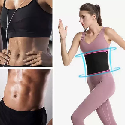 Waist Support Belt – Neoprene Ab Trainer for Back Support – close-up