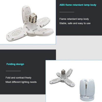 Foldable LED Fan Blade Bulb – Energy Efficient 28V – view 7