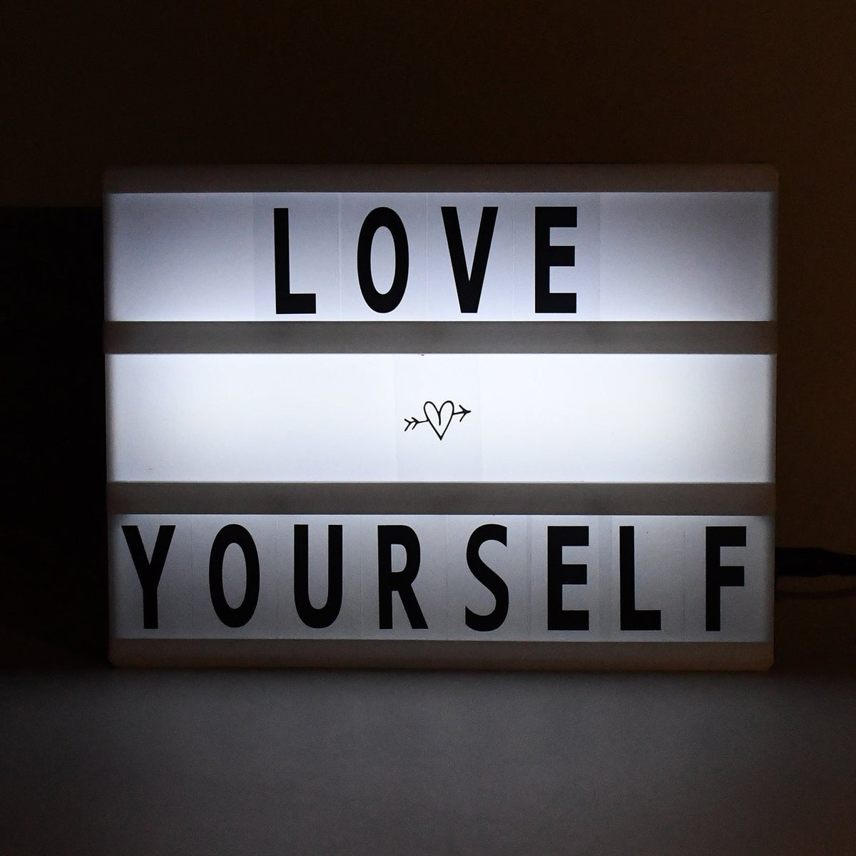 Cinematic Light Box – Mini A6 LED Message Board with Letters – view 7