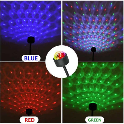 USB Star Projector – Dual Mode Disco Light for Car & Home – view 6
