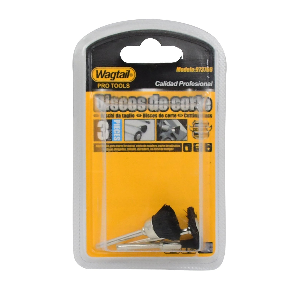 Brass Wire Wheels – 3 pc Rust Removal Tool set – alternate view
