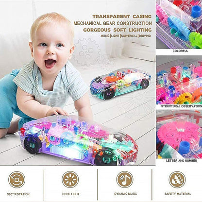 Gear Car Toy – Transparent, Musical & 3D Lights for Kids – view 8