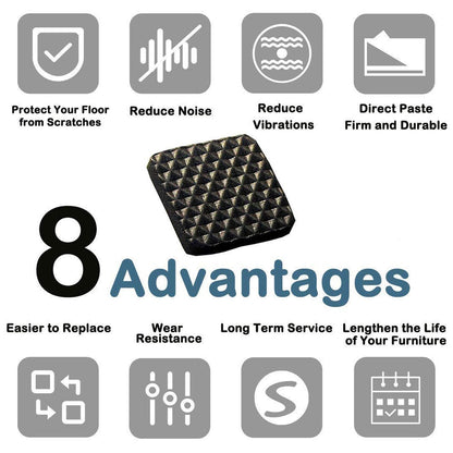 Self-Adhesive Furniture Pads – Square Floor Protectors (18 – view 7
