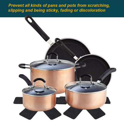 Felt Pots and Pans Protectors – set of 3 Sizes – view 6