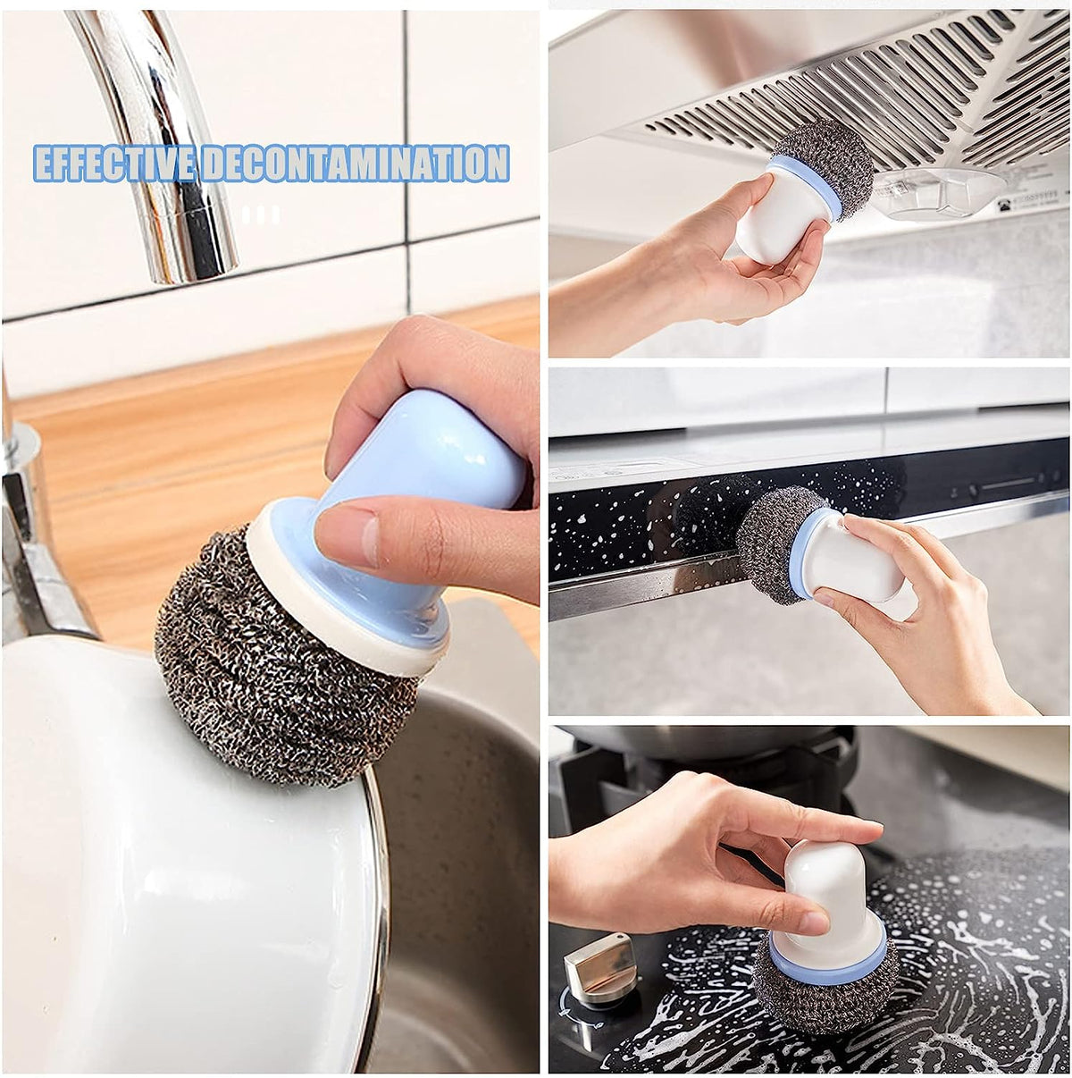 Dish Cleaning Brush – Multifunctional Palm Scrubber – view 6