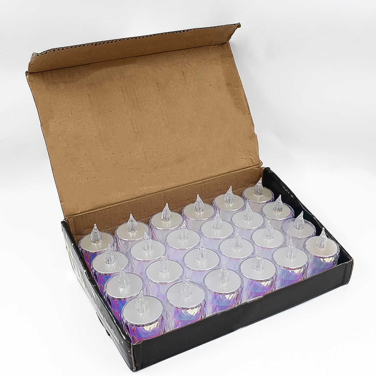 Diwali LED Tea Light Candles – 24 pc Flameless & Smokeless – view 6