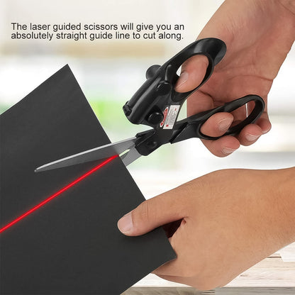 Laser Guided Scissors – Precision Fabric & Craft Cuts – detail view