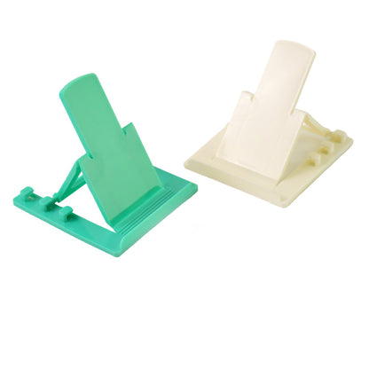 Mobile Phone Stand – Adjustable Foldable Plastic Holder set – alternate view