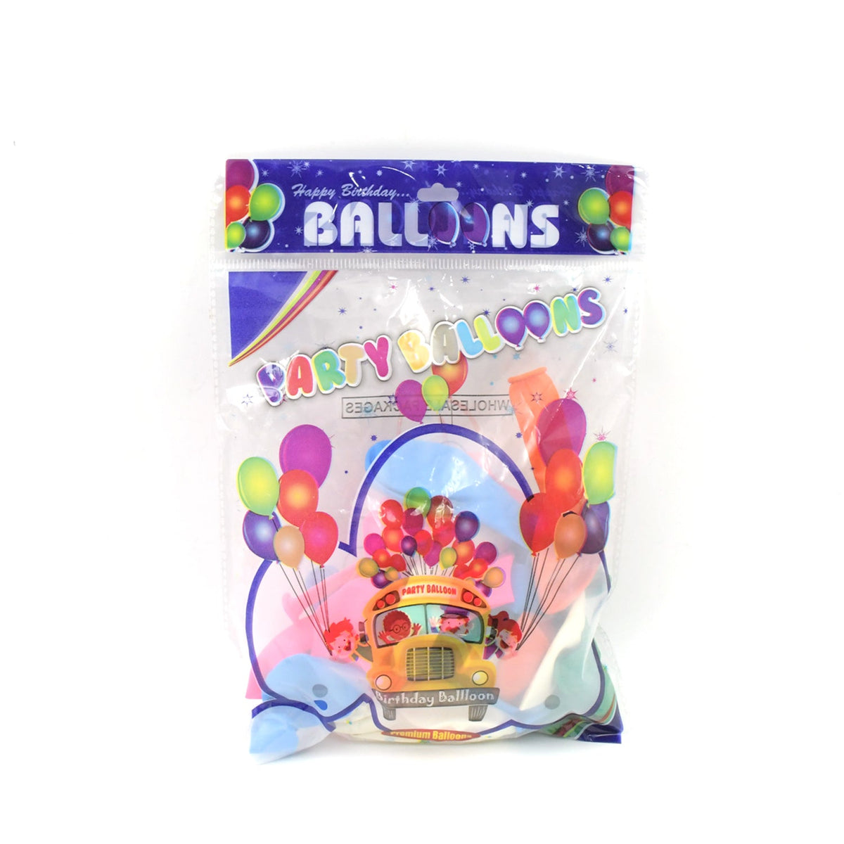 Party Balloons – 24 pcs Multicolor Latex set – alternate view
