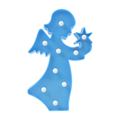 LED Angel Night Light – Battery Operated Room Decor – alternate view