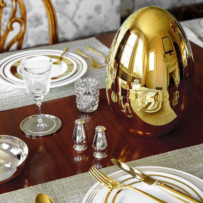 Golden Cutlery set – 24-Pc with Oval Stand – view 11