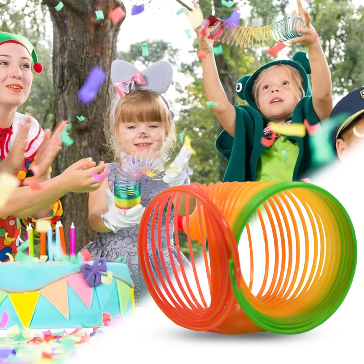 Rainbow Slinky Toy – Classic Fidget & Stress Relief – view 7