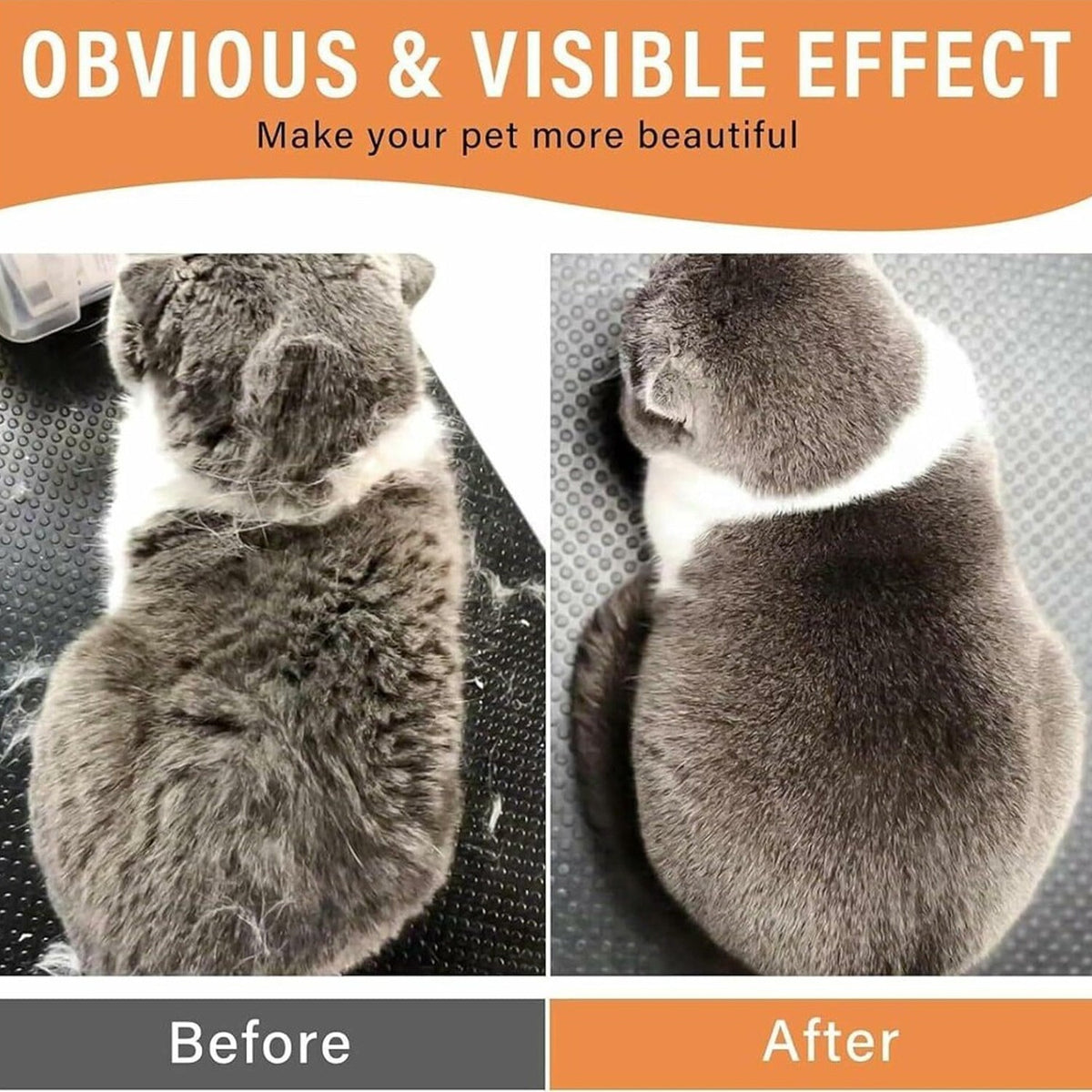 Electric Pet Steam Brush – Hair Removal & Massage – detail view