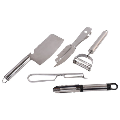 Stainless Steel Kitchen Gadget set – 5-Pc Peeler, Grater – alternate view
