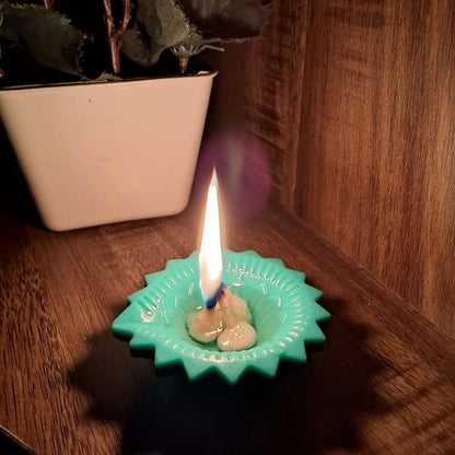 Silicone Diwali Diya – Colourful Reusable set (12 Pcs) – view 8