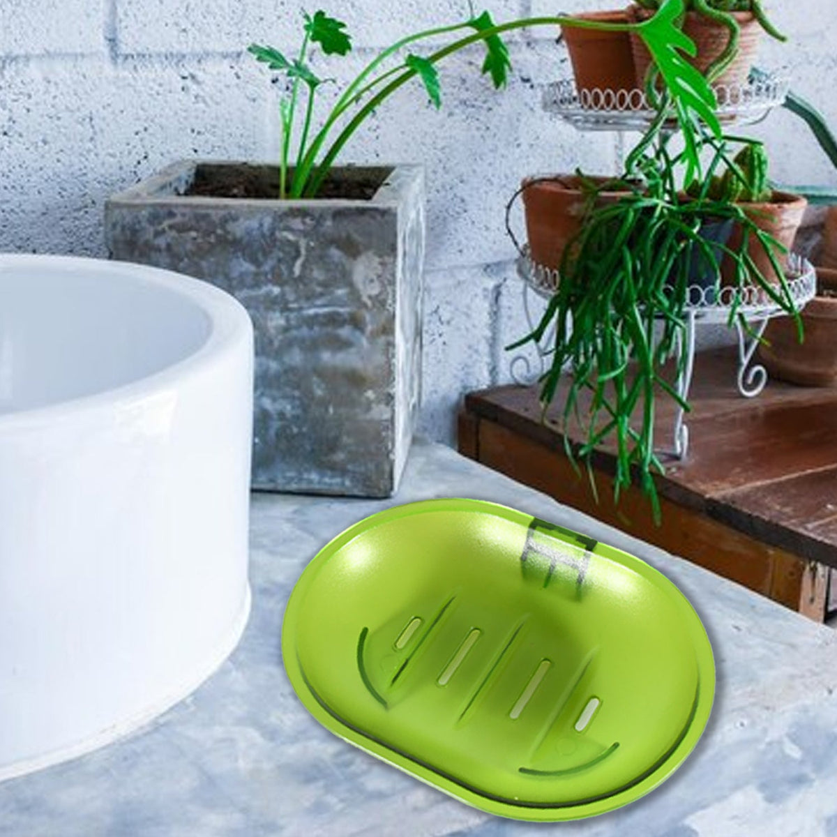 Plastic Soap Dish – Wall Mounted Self-Adhesive – view 10