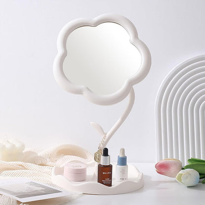 Flower-Shaped Makeup Mirror – Rotatable Vanity Mirror – alternate view