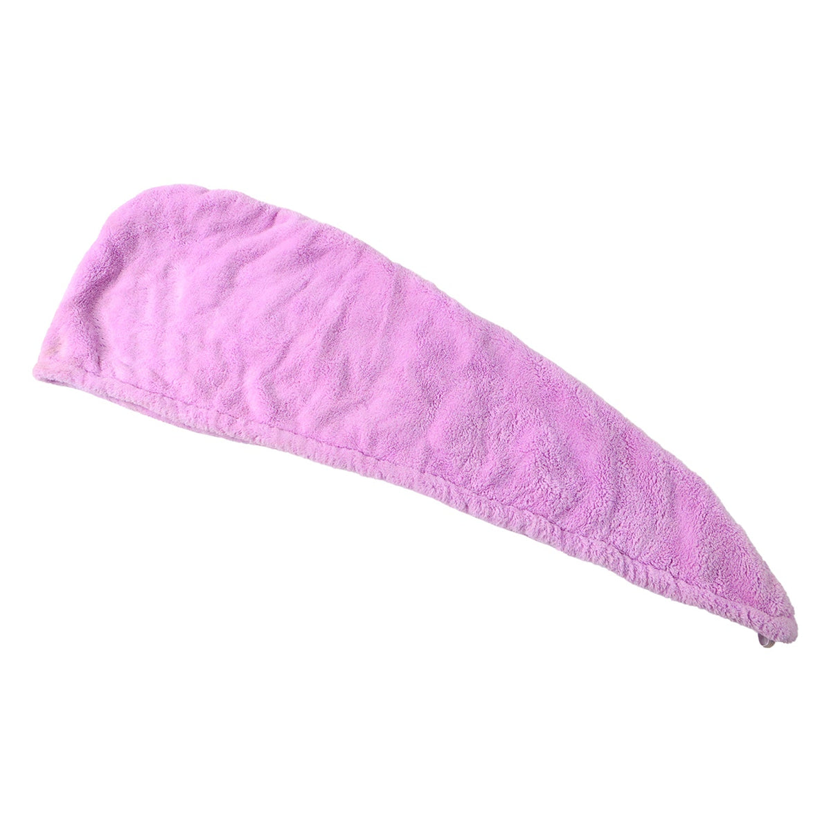 Quick Dry Microfiber Hair Wrap Turban with Button Fastening – alternate view