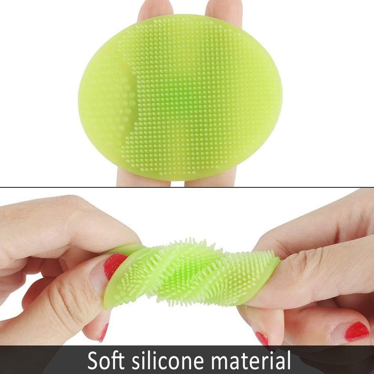 Silicone Facial Cleansing Brush – Gentle Exfoliation set – alternate view