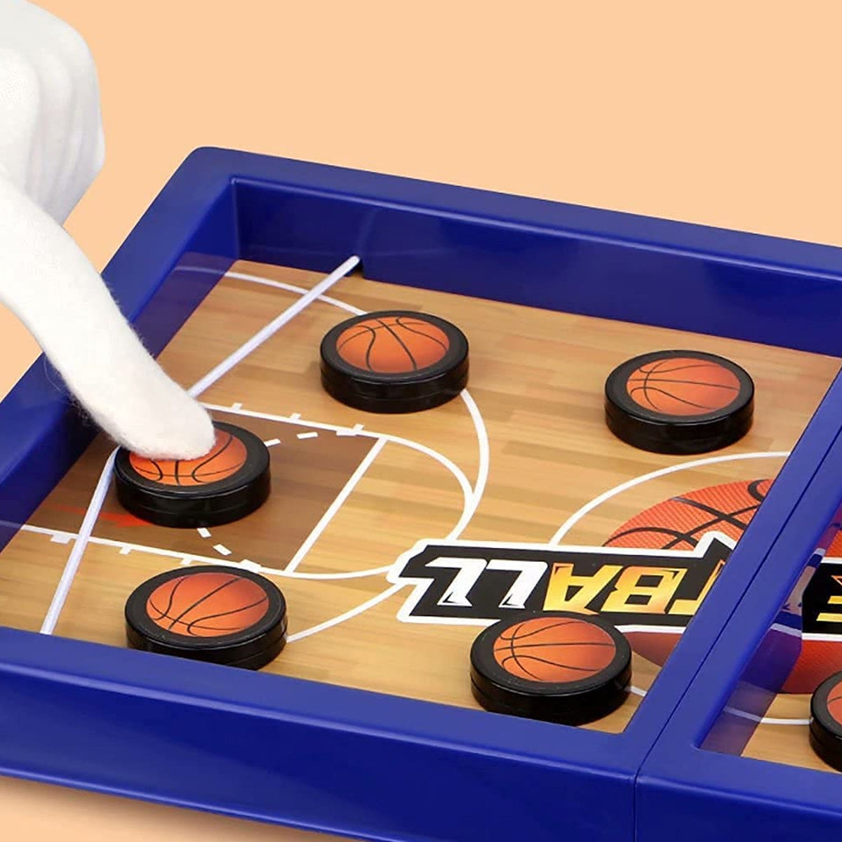 Desktop Basketball Game – Fast Sling Puck Fun for All Ages – alternate view