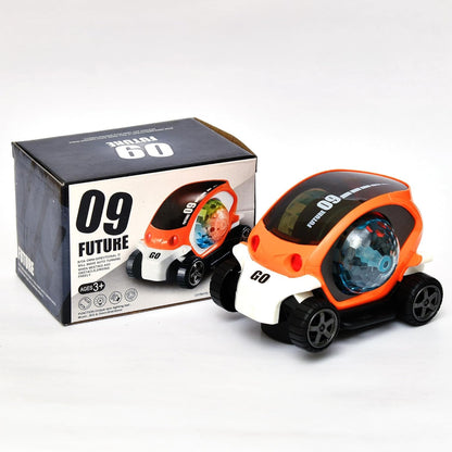 Rotating Stunt Car Toy – 360° Bump & Go Fun – detail view