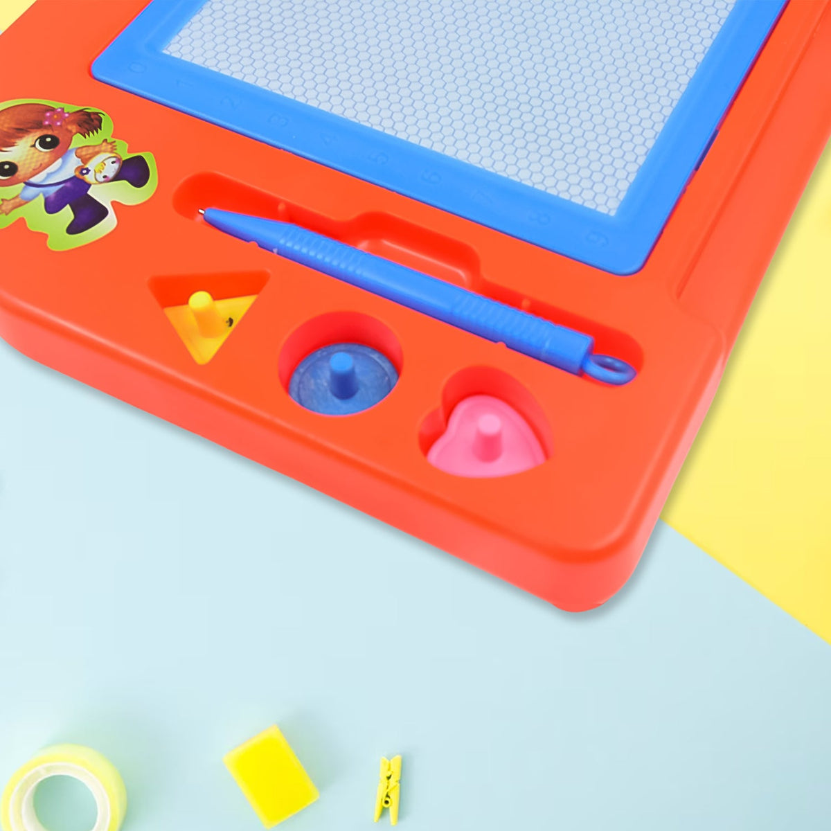 Magnetic Sketch Pad for Kids – Rewritable Drawing Board – alternate view