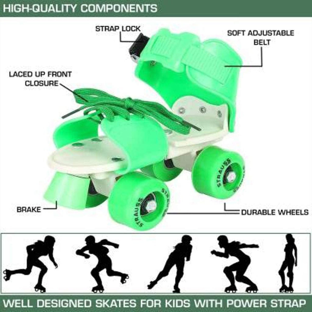 Kids Roller Skates – Adjustable, Comfortable & Safe – view 7