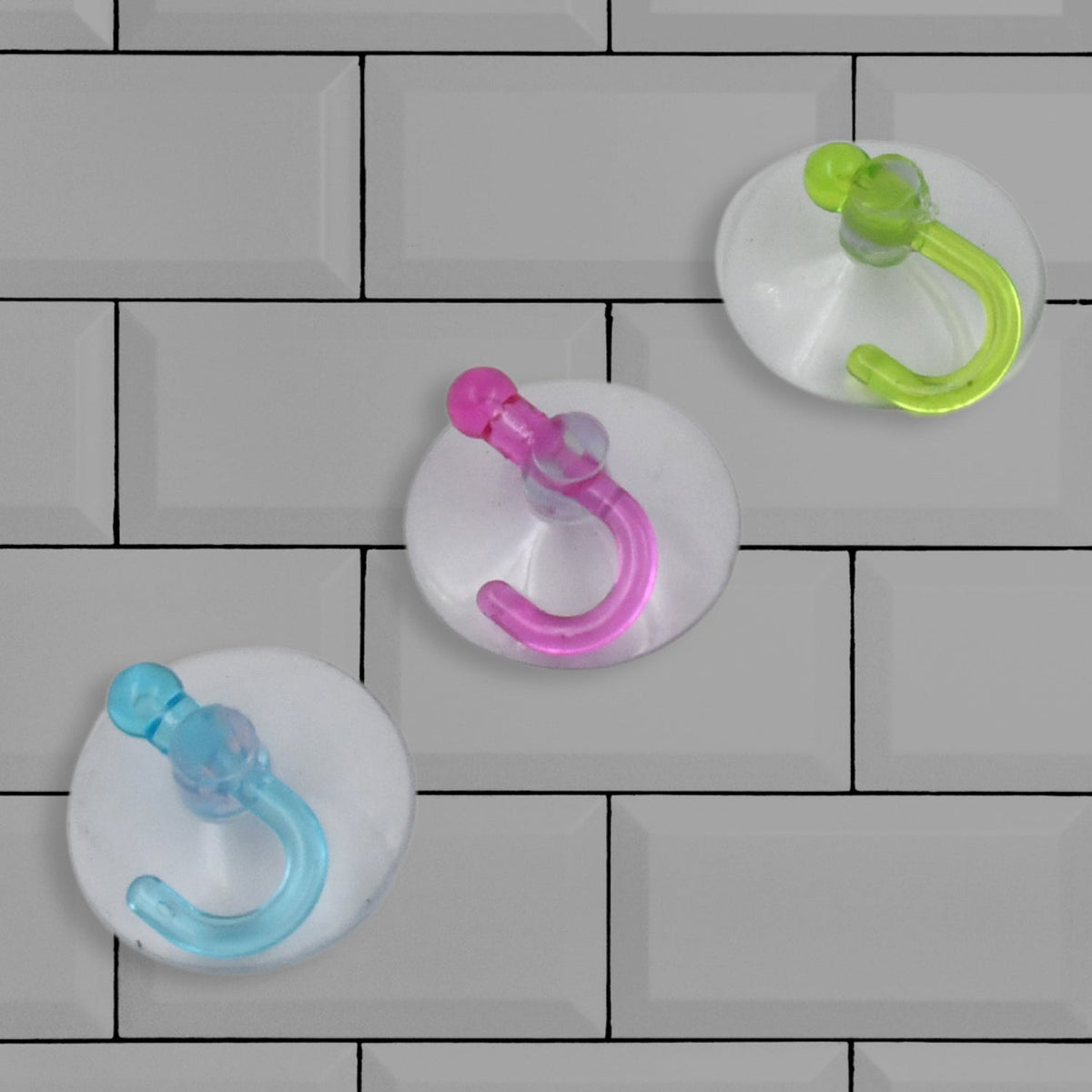 Transparent Suction Hooks – Strong Vacuum Sucker (12 Pc) – close-up