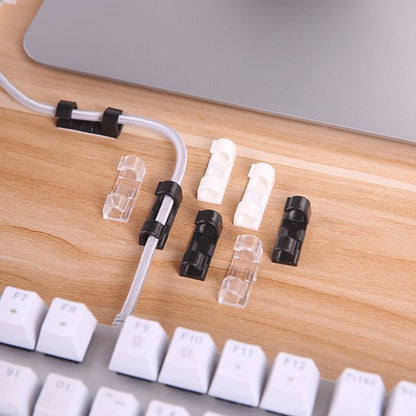 Plastic Cable Clips – Strong Adhesive Wire Organizer (20 – alternate view