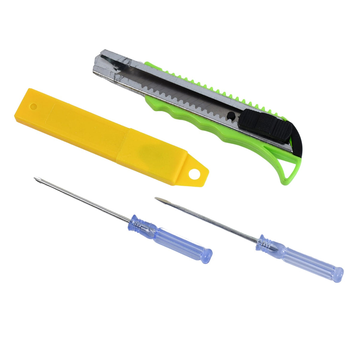 Heavy Duty Cutter Knife with 2 Screwdrivers – Safe – alternate view
