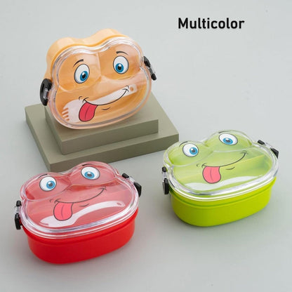 Froggy Lunch Box for Kids – Double Layer, Leakproof Tiffin – detail view