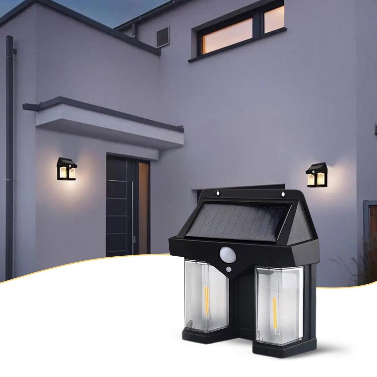 Outdoor Solar Wall Lamp – Waterproof Garden Light