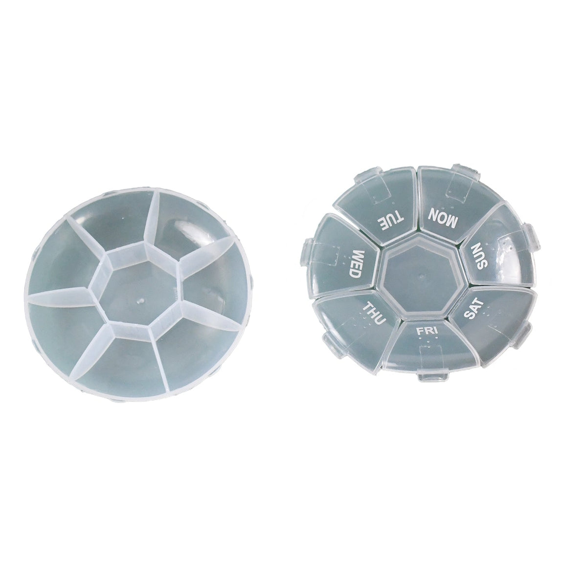 7-Sided Portable Pill Box – Compact Weekly Medicine – alternate view