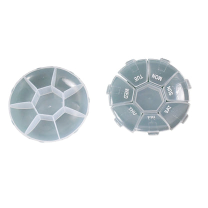 7-Sided Portable Pill Box – Compact Weekly Medicine – alternate view