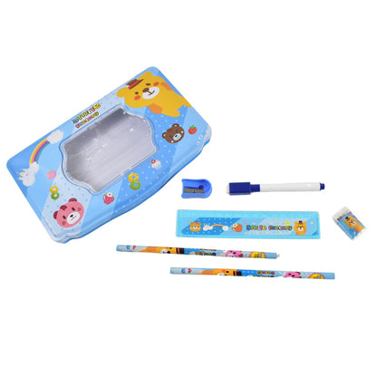 Kids Metal Compass Box set – Durable 6 pc Stationery – view 7