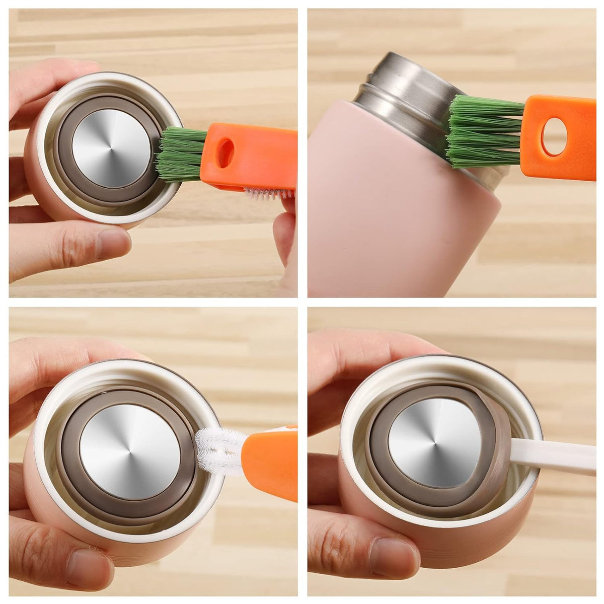 Bottle Cleaning Brush – 3-in-1 Multifunctional – detail view