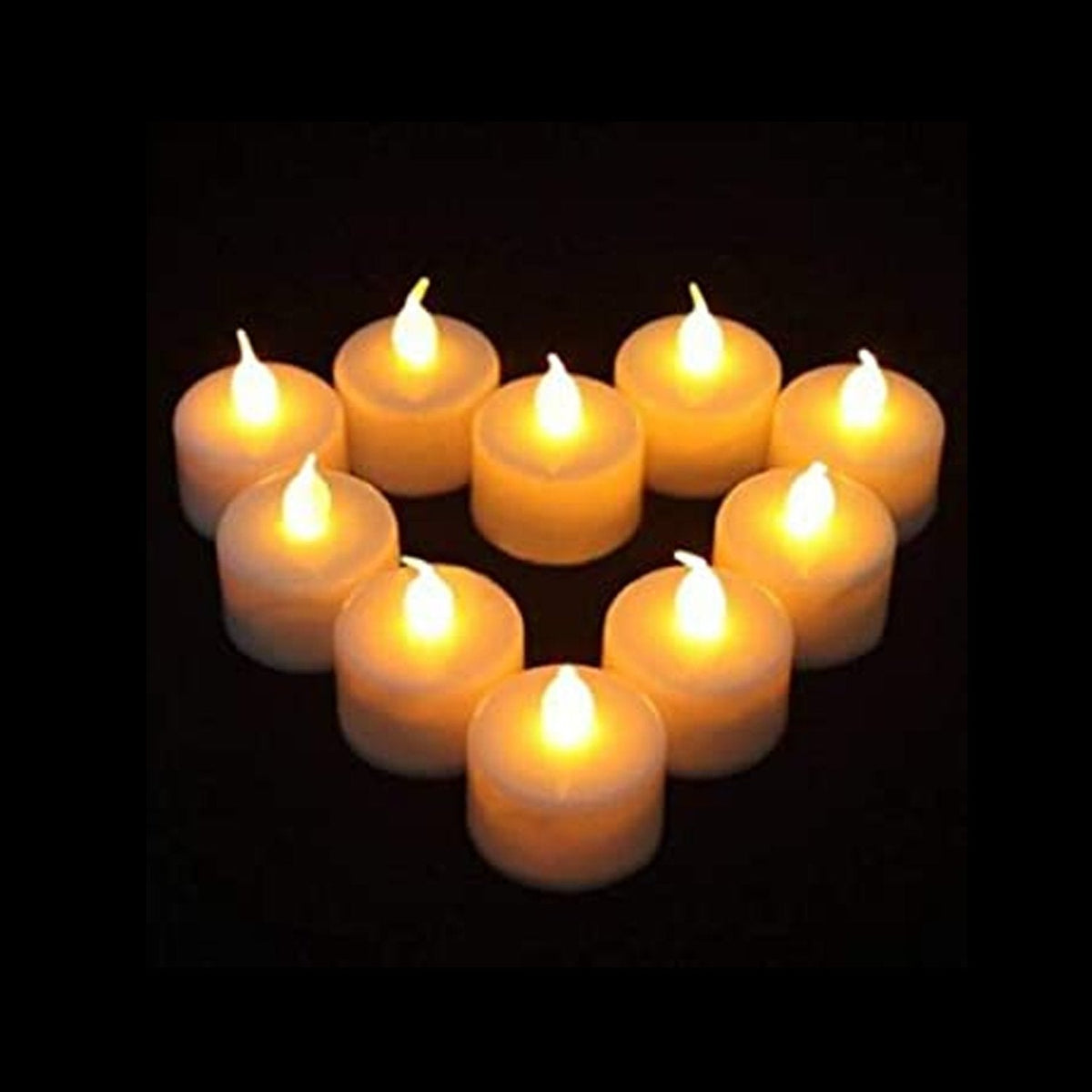 LED Tealight Candles – White 24 pcs for Diwali Decor – alternate view