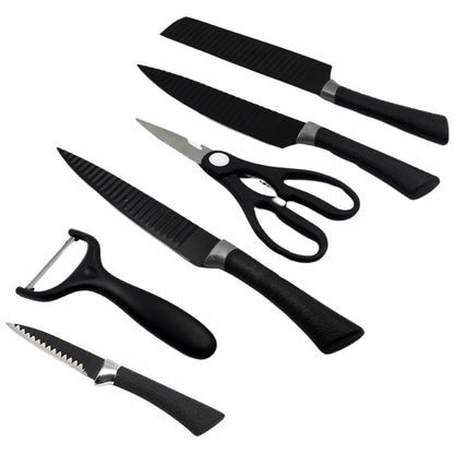 Kitchen Knife set – 6-Pc Professional Steel – close-up