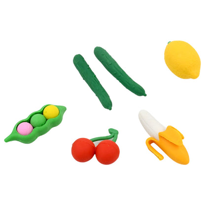 Kids Erasers set – Colorful 3D Designs – detail view