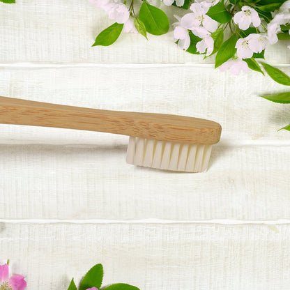 Bamboo Toothbrush – Ultra Soft Bristles for Gentle Care – detail view
