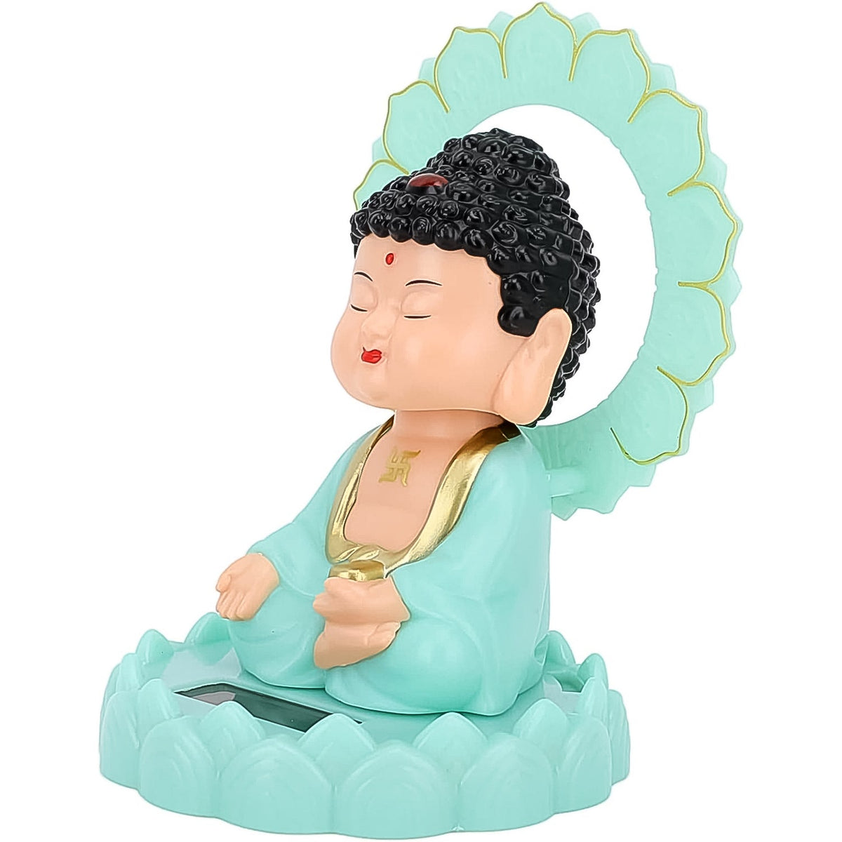 Solar Buddha Statue – Eco-Friendly Moving Head Decor – view 6