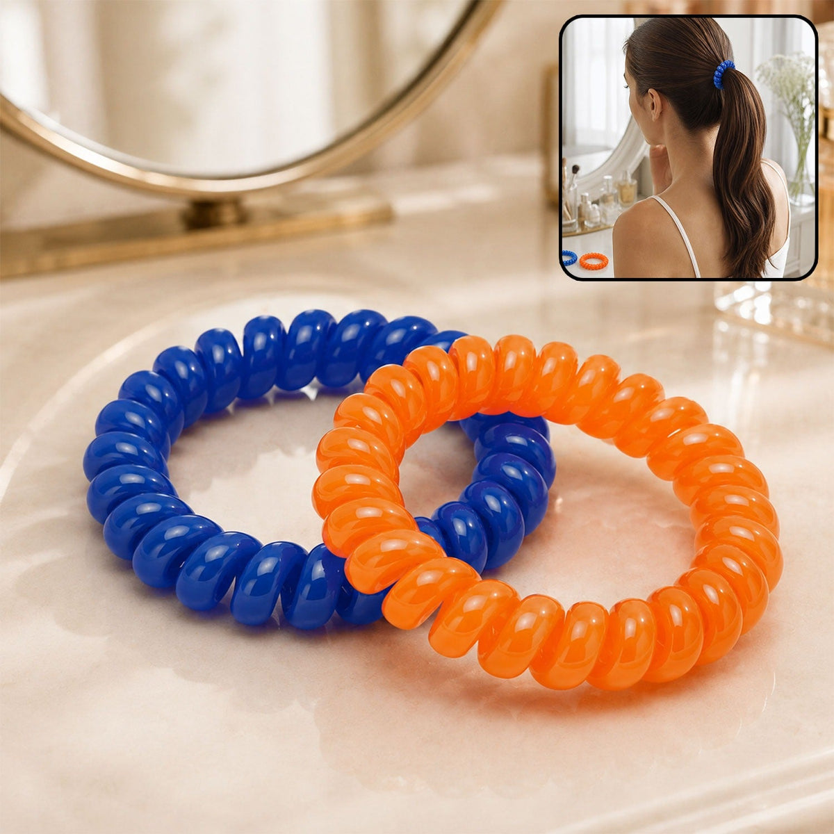 Telephone Wire Hairband – Soft & Durable Hair Ties