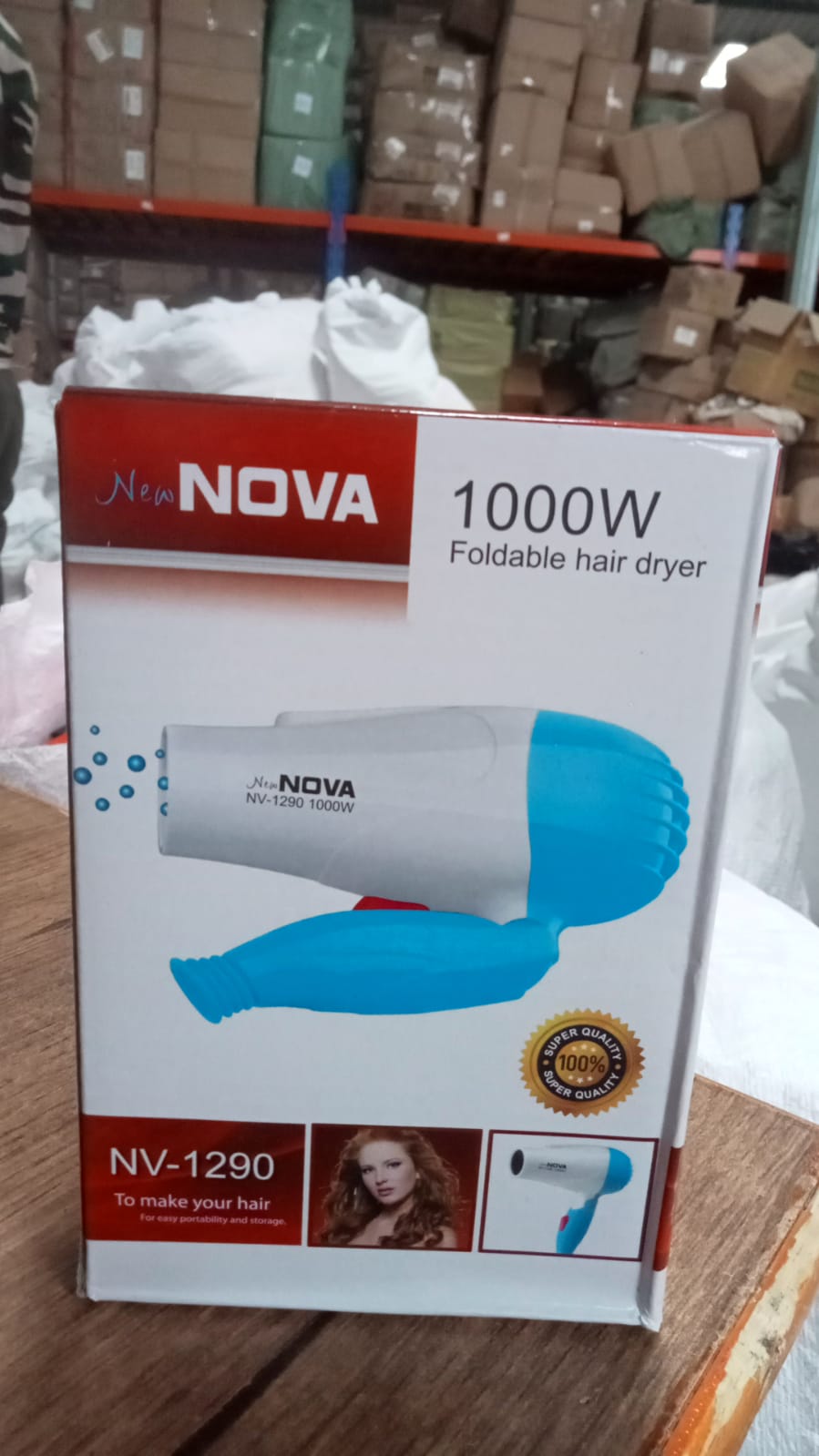 Folding Hair Dryer – 2 Speed Control & Compact – view 7