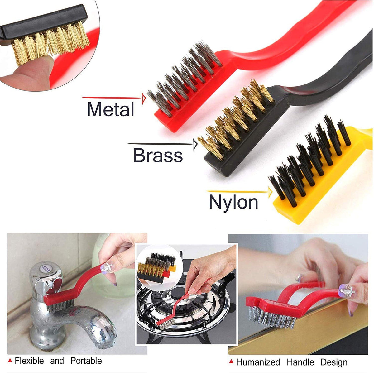 Mini Wire Brush set – Multi-Material Cleaning – view 9